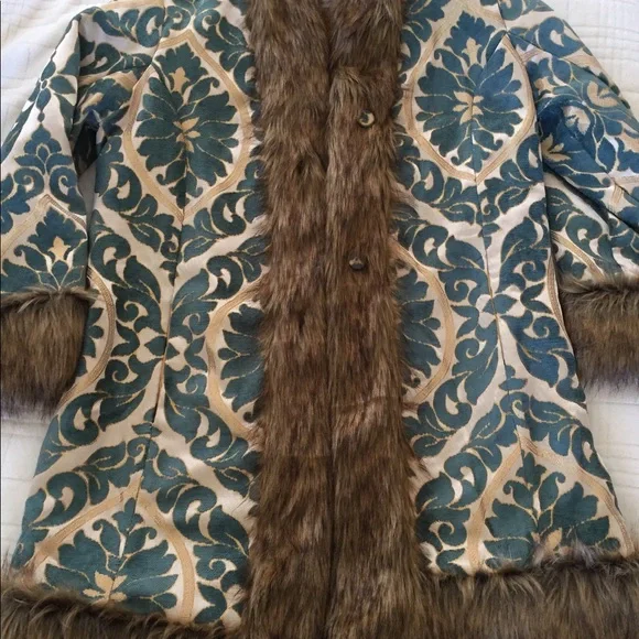 Chasing Unicorns Band On The Run Jacket Turquoise Medium NWT - Picture 5 of 9